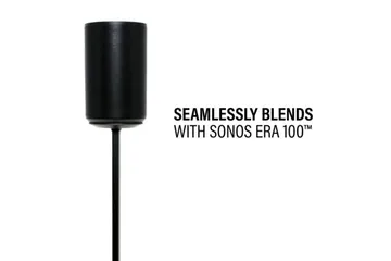 Gulvstativ Sanus til Sonos ERA 100 - Sort - Møbler - TV borde & mediemøbler - Mediestativ & vægbeslag
