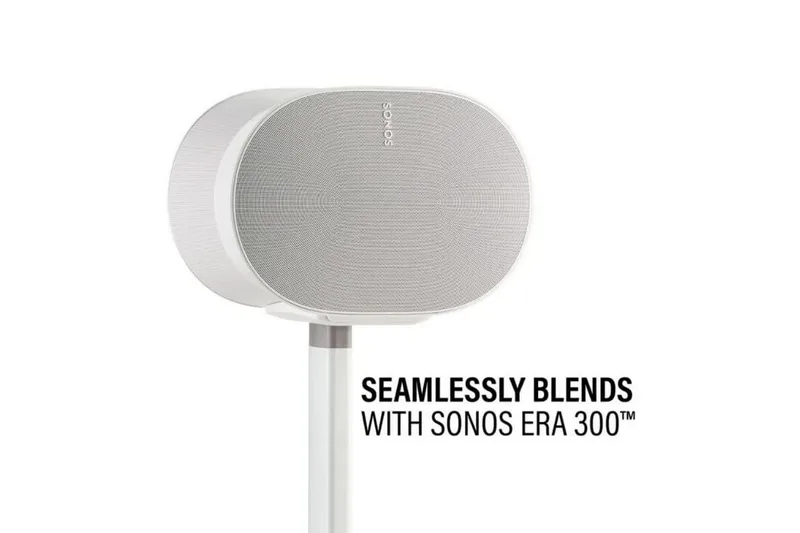 Gulvstativ Sanus til Sonos ERA 300 2 dele - Hvid - Møbler - TV borde & mediemøbler - Mediestativ & vægbeslag