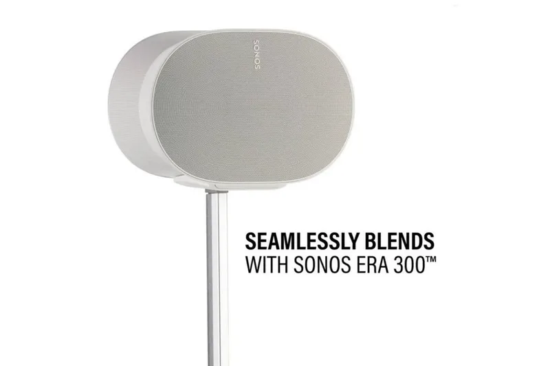 Gulvstativ Sanus til Sonos ERA 300 - Hvid - Møbler - TV borde & mediemøbler - Mediestativ & vægbeslag