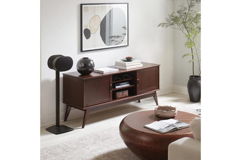 Gulvstativ Sanus til Sonos ERA 300 - Sort - Møbler - TV borde & mediemøbler - Mediestativ & vægbeslag