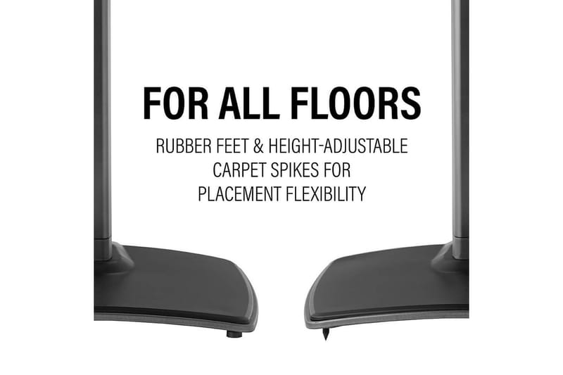 Gulvstativ Sanus til Sonos ERA 300 - Sort - Møbler - TV borde & mediemøbler - Mediestativ & vægbeslag