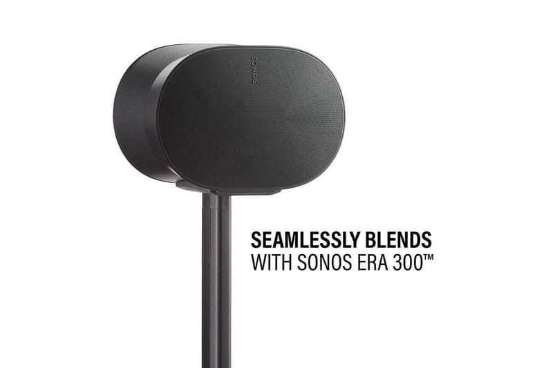 Gulvstativ Sanus til Sonos ERA 300 - Sort - Møbler - TV borde & mediemøbler - Mediestativ & vægbeslag