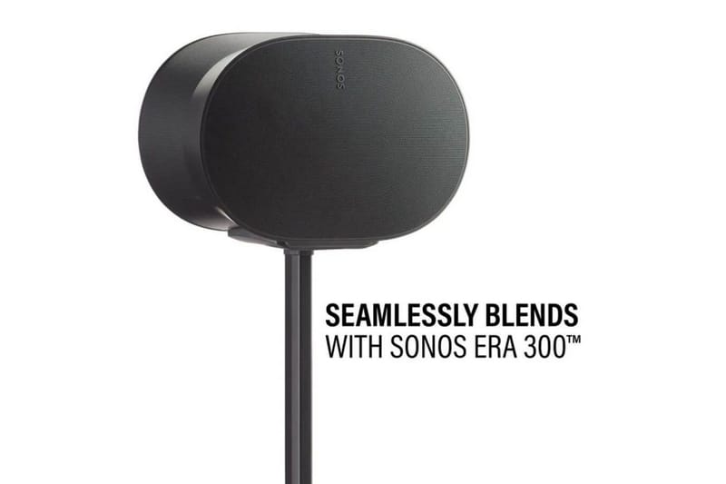 Gulvstativ Sanus til Sonos ERA 300 - Sort - Møbler - TV borde & mediemøbler - Mediestativ & vægbeslag