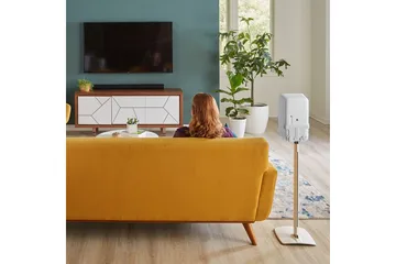 Gulvstativ Sanus til Sonos Play:5 - Hvid - Møbler - TV borde & mediemøbler - Mediestativ & vægbeslag