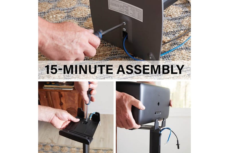 Gulvstativ Sanus til Sonos Play:5 - Sort - Møbler - TV borde & mediemøbler - Mediestativ & vægbeslag