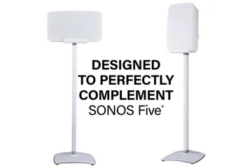 Gulvstativ Sanus til Sonos Play:5 - Hvid - Møbler - TV borde & mediemøbler - Mediestativ & vægbeslag