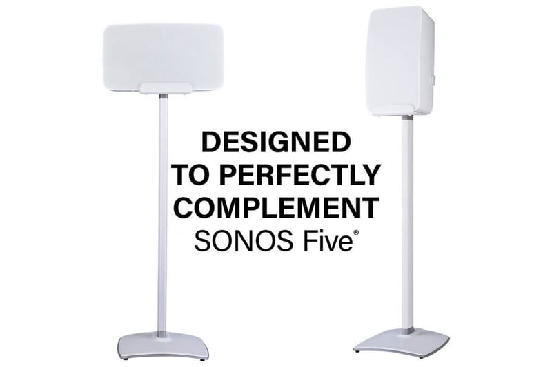 Gulvstativ Sanus til Sonos Play:5 - Hvid - Møbler - TV borde & mediemøbler - Mediestativ & vægbeslag