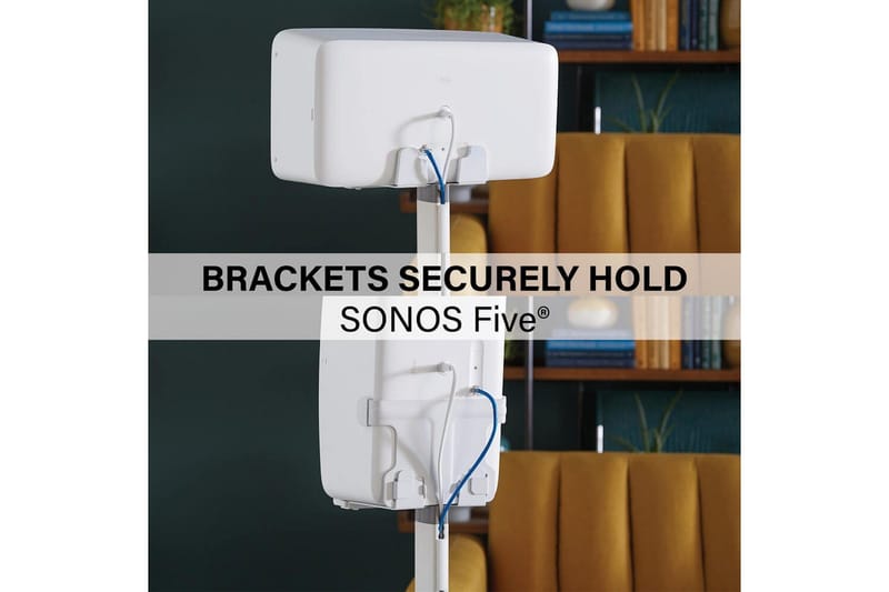 Gulvstativ Sanus til Sonos Play:5 - Hvid - Møbler - TV borde & mediemøbler - Mediestativ & vægbeslag