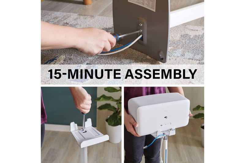 Gulvstativ Sanus til Sonos Play:5 - Hvid - Møbler - TV borde & mediemøbler - Mediestativ & vægbeslag