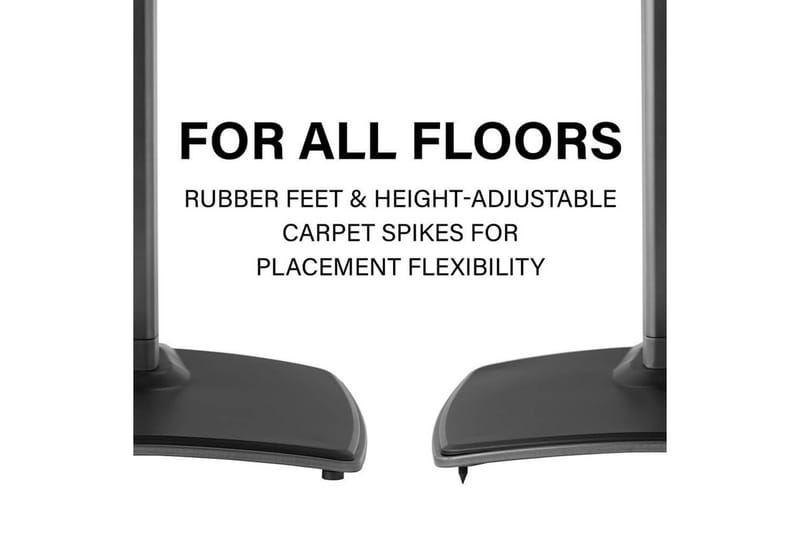 Gulvstativ Sanus til Sonos Play:5 - Sort - Møbler - TV borde & mediemøbler - Mediestativ & vægbeslag