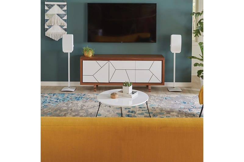 Gulvstativ Sanus til Sonos Play:5 - Hvid - Møbler - TV borde & mediemøbler - Mediestativ & vægbeslag