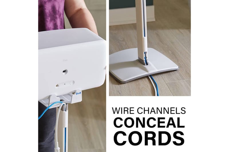 Gulvstativ Sanus til Sonos Play:5 - Hvid - Møbler - TV borde & mediemøbler - Mediestativ & vægbeslag