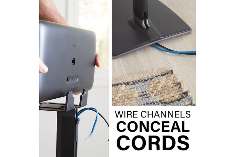 Gulvstativ Sanus til Sonos Play:5 - Sort - Møbler - TV borde & mediemøbler - Mediestativ & vægbeslag