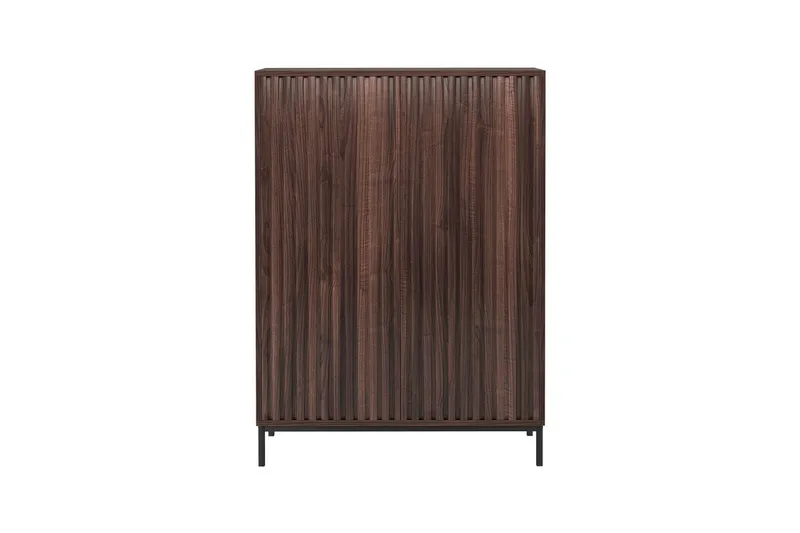 Højskab Celine Brun - Brun - Opbevaring - Skab - Skabe