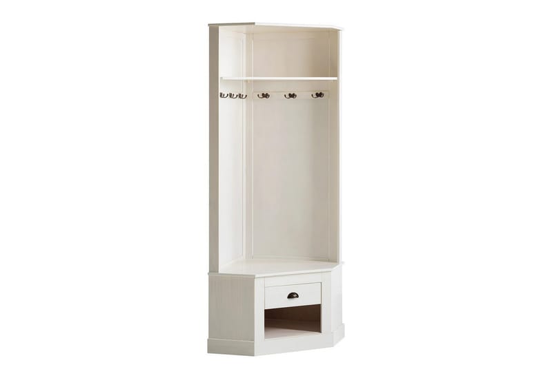 Højskab Toby Hvid, 185x90x65 cm - Hvid, 185x90x65 cm - Møbler - TV borde & mediemøbler - TV-skab