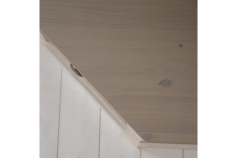 Højskab Toby Hvid/Grå, 185x90x65 cm - Hvid/Grå, 185x90x65 cm - Møbler - Entrémøbler - Møbelsæt til hall og entre