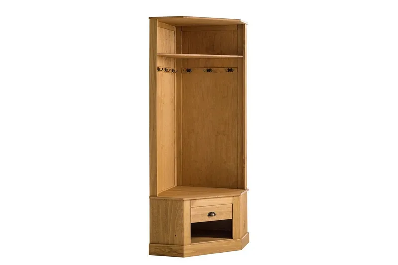 Højskab Toby Natur, 185x90x65 cm, Natur, 185x90x65 cm