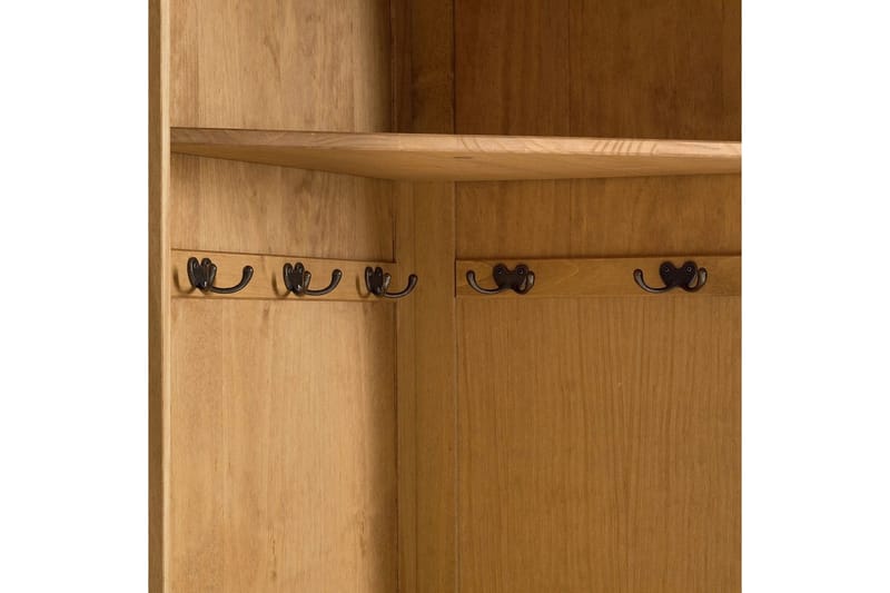 Højskab Toby Natur, 185x90x65 cm - Natur, 185x90x65 cm - Møbler - Entrémøbler - Møbelsæt til hall og entre