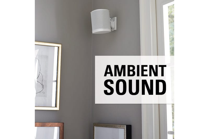 Højttalerbeslag Sanus for Sonos One SL Play:1 og Play:3 Hvid - Hvid - Møbler - TV borde & mediemøbler - Mediestativ & vægbeslag
