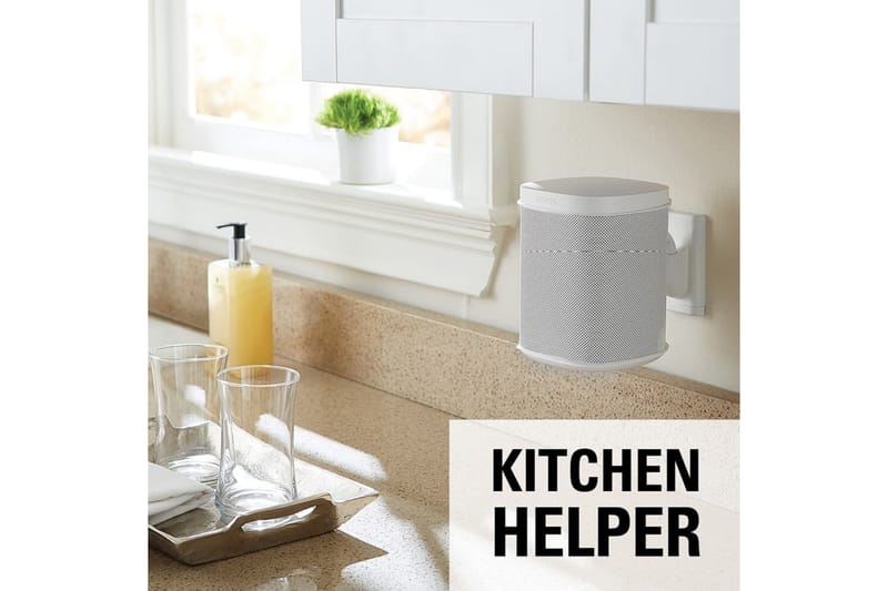 Højttalerbeslag Sanus for Sonos One SL Play:1 og Play:3 Hvid - Hvid - Møbler - TV borde & mediemøbler - Mediestativ & vægbeslag