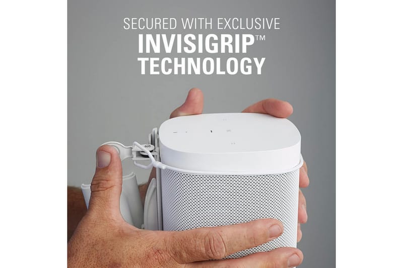 Højttalerbeslag Sanus for Sonos One SL Play:1 og Play:3 Hvid - Hvid - Møbler - TV borde & mediemøbler - Mediestativ & vægbeslag