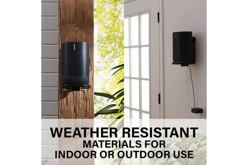 Højttalerbeslag Sanus til Sonos Move - Sort - Møbler - TV borde & mediemøbler - Mediestativ & vægbeslag