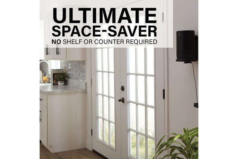 Højttalerbeslag Sanus til Sonos Move - Sort - Møbler - TV borde & mediemøbler - Mediestativ & vægbeslag