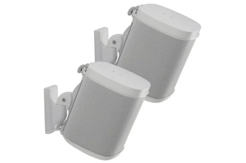 Højttalerbeslag Sanus til Sonos One SL Play:1 og Play:3, Hvid