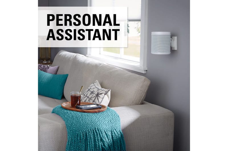 Højttalerbeslag Sanus til Sonos One SL Play:1 og Play:3 - Hvid - Møbler - TV borde & mediemøbler - Mediestativ & vægbeslag