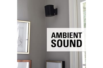 Højttalerbeslag Sanus til Sonos One SL Play:1 og Play:3 - Sort - Møbler - TV borde & mediemøbler - Mediestativ & vægbeslag