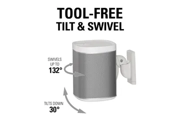 Højttalerbeslag Sanus til Sonos One SL Play:1 og Play:3 - Hvid - Møbler - TV borde & mediemøbler - Mediestativ & vægbeslag