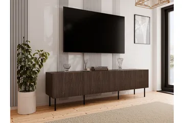Hammarstrand TV-bænk med opbevaring 201 cm - Valnød - Møbler - TV borde & mediemøbler - TV-borde
