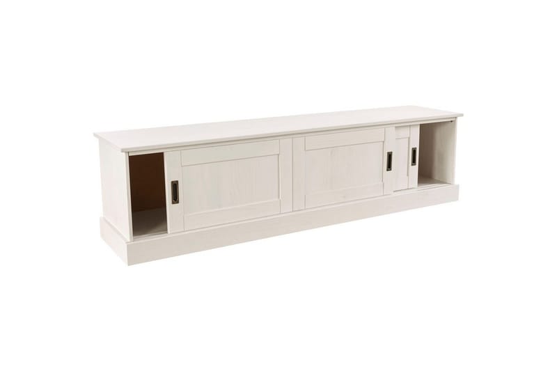 Harry Gulvstående TV-bord 170 cm med Opbevaring i Fyr - Hvid - Møbler - TV borde & mediemøbler - TV-borde