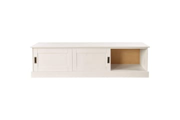 Harry Gulvstående TV-bord 170 cm med Opbevaring i Fyr - Hvid - Møbler - TV borde & mediemøbler - TV-borde