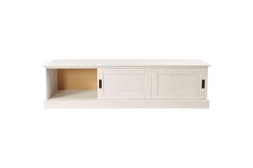 Harry Gulvstående TV-bord 170 cm med Opbevaring i Fyr - Hvid - Møbler - TV borde & mediemøbler - TV-borde