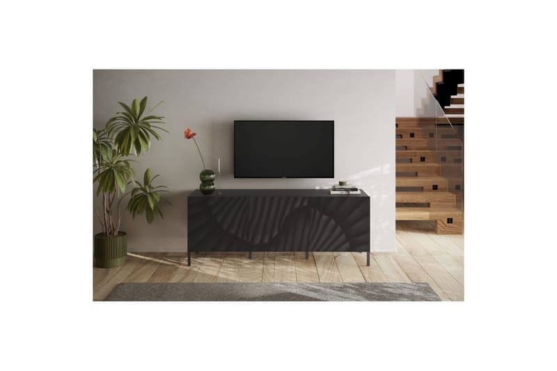 Hawell TV-bord 181 cm - Mørkegrå - Møbler - TV borde & mediemøbler - TV-borde