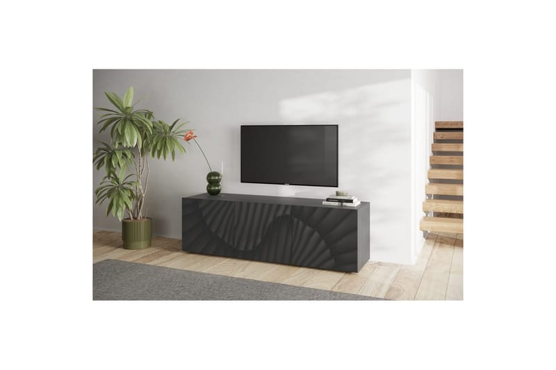 Hawell TV-bord 181 cm - Mørkegrå - Møbler - TV borde & mediemøbler - TV-borde