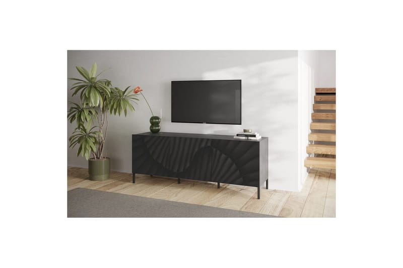 Hawell TV-bord 181 cm - Mørkegrå - Møbler - TV borde & mediemøbler - TV-borde