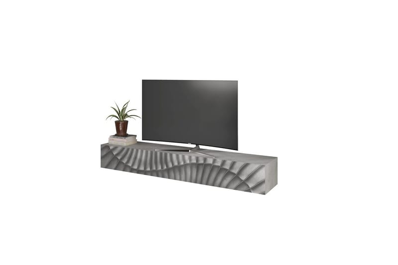 Hawell Væghængt TV-bord 210 cm - Grå - Møbler - TV borde & mediemøbler - TV-borde