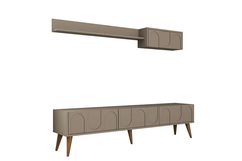 Hazim Tv-bænk 180 cm, Valnød