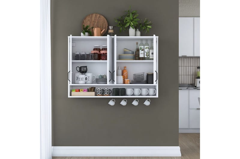 Heba TV-skab 120 cm - Hvid - Møbler - TV borde & mediemøbler - TV-skab