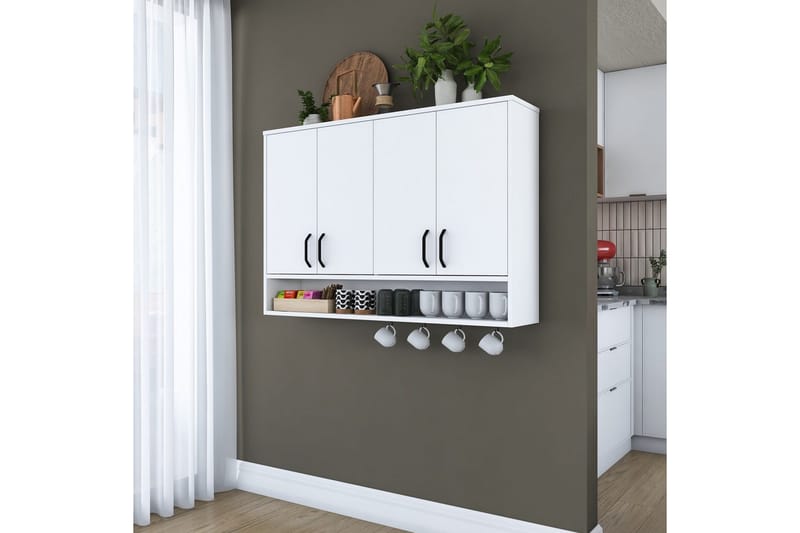 Heba TV-skab 120 cm - Hvid - Møbler - TV borde & mediemøbler - TV-skab