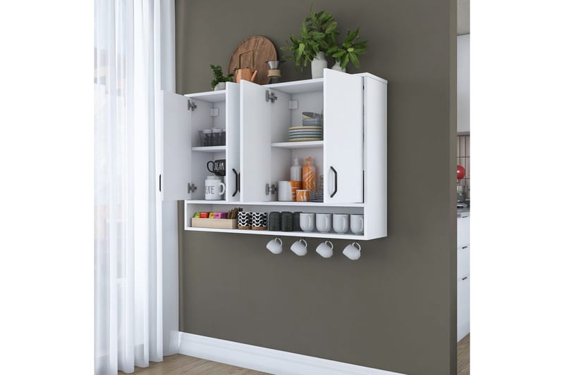 Heba TV-skab 120 cm - Hvid - Møbler - TV borde & mediemøbler - TV-skab