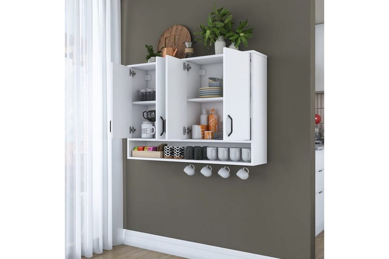 Heba TV-skab 120 cm - Hvid - Møbler - TV borde & mediemøbler - TV-skab