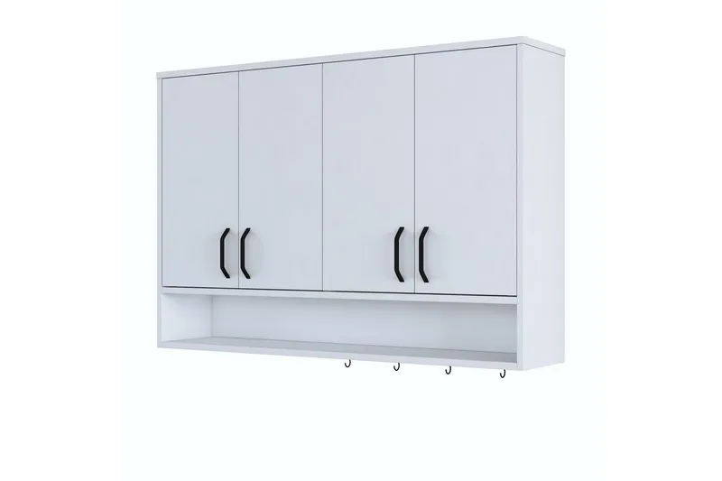 Heba TV-skab 120 cm, Hvid