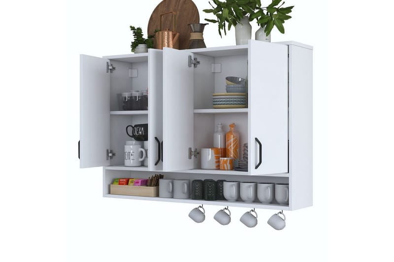 Heba TV-skab 120 cm - Hvid - Møbler - TV borde & mediemøbler - TV-skab