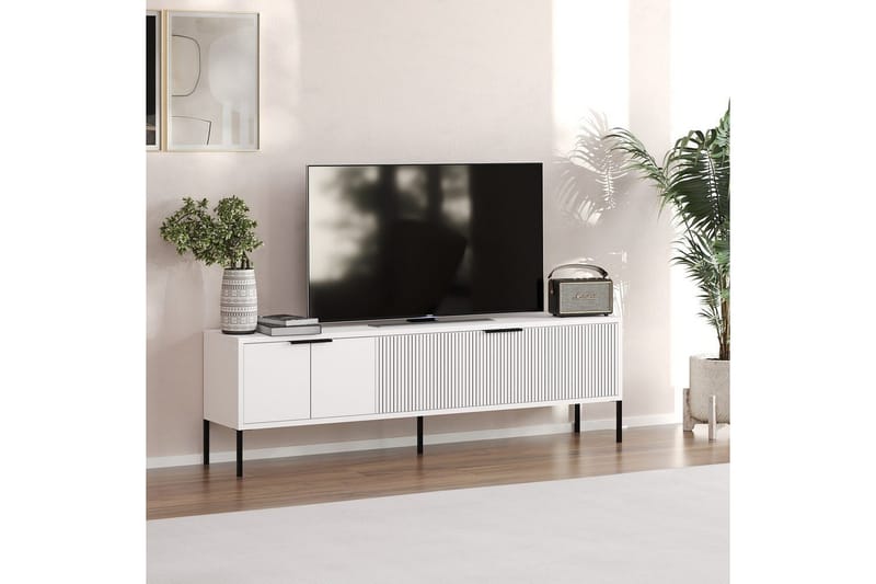 Hew TV-bænk 150 cm - Hvid - Møbler - TV borde & mediemøbler - TV-borde