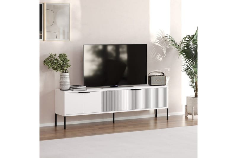 Hew TV-bænk 150 cm - Hvid - Møbler - TV borde & mediemøbler - TV-borde