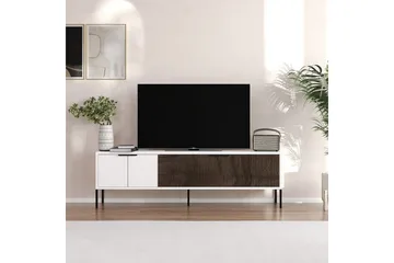 Hew TV-bænk 150 cm - Hvid/Valnød - Møbler - TV borde & mediemøbler - TV-borde