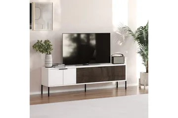 Hew TV-bænk 150 cm - Hvid/Valnød - Møbler - TV borde & mediemøbler - TV-borde